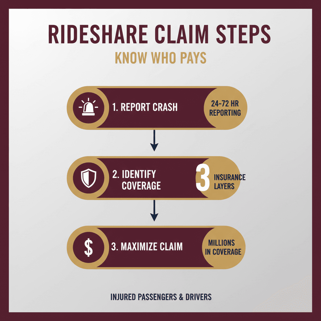 Estadísticas Clave y Datos para Cómo Presentar un Reclamo de Rideshare por Accidente de Auto en Irvine