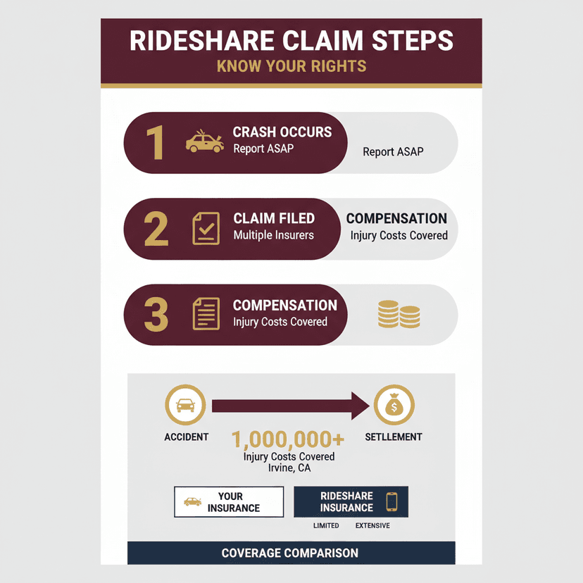 Key Statistics and Data for How to File a Rideshare Accident Claim With a Personal Injury Attorney in Irvine
