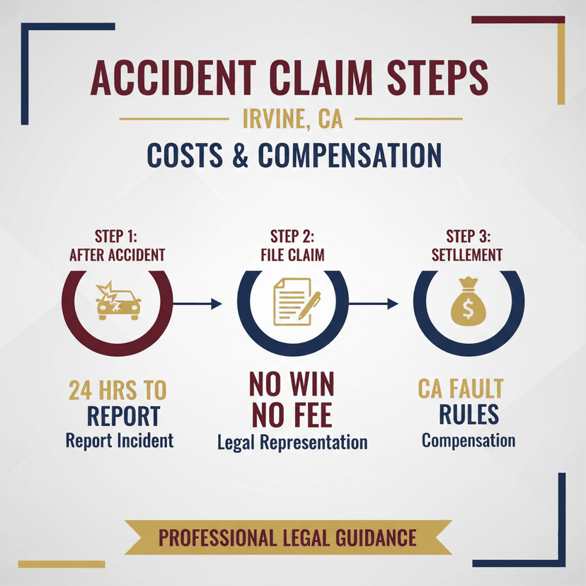 Key Statistics and Data for Steps to Take and Costs to Expect After a Car Accident in Irvine
