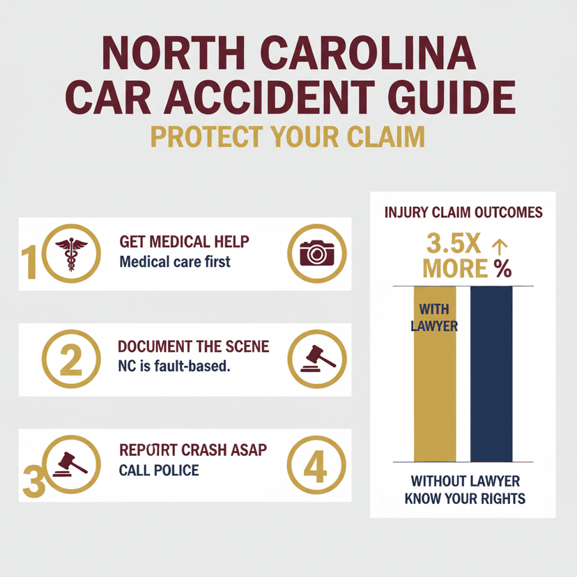 Key Statistics and Data for What to Do After a Car Accident in Charlotte NC