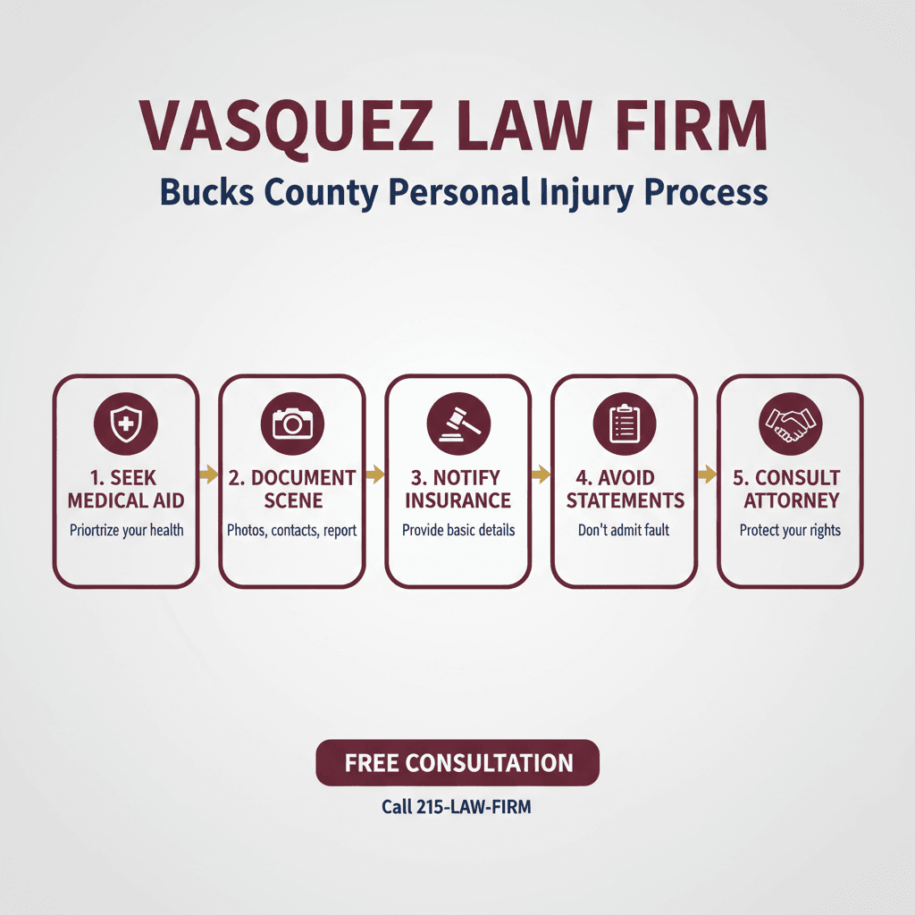 Estadísticas Clave y Datos para Abogado de Lesiones Personales en Bucks County PA