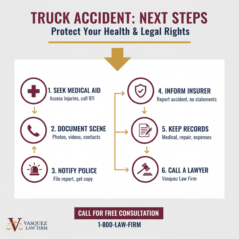 Key Statistics and Data for What to Do After a Truck Accident and How to Protect Your Claim in 2026