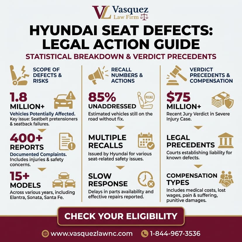 Key Statistics and Data for What to Know About the Hyundai Seat Collapse Lawsuit in 2026