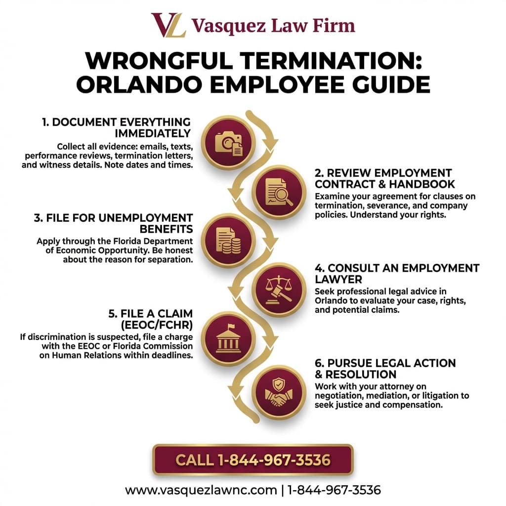 Estadísticas Clave y Datos para Despido Injustificado en Orlando 2026: Qué Hacer Después y Cómo Defender Tus Derechos