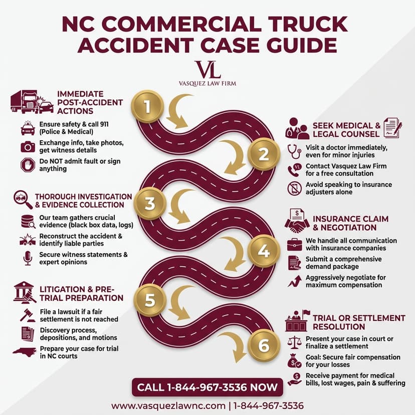 Key Statistics and Data for How a Truck Accident Case Works in Smithfield NC in 2026