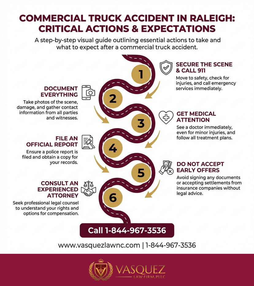 Key Statistics and Data for What a Truck Accident Attorney Can Do for You in Raleigh 2026