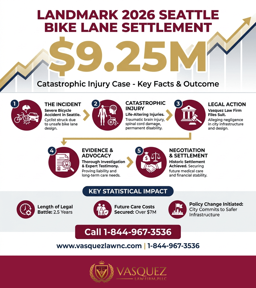 Estadísticas Clave y Datos para Demanda por Carriles para Bicicletas en Seattle: Riesgos Legales Esenciales para 2026