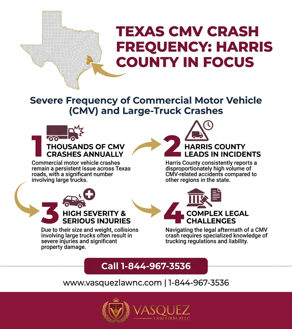 Estadísticas Clave y Datos para Abogados Especializados en Accidentes de Camión en Houston: Cómo Pueden Ayudarte en 2026