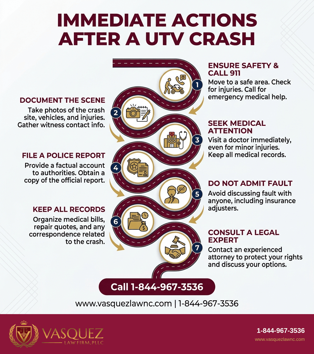 Estadísticas Clave y Datos para ¿Qué sucede tras un accidente de UTV en Raleigh en 2026?