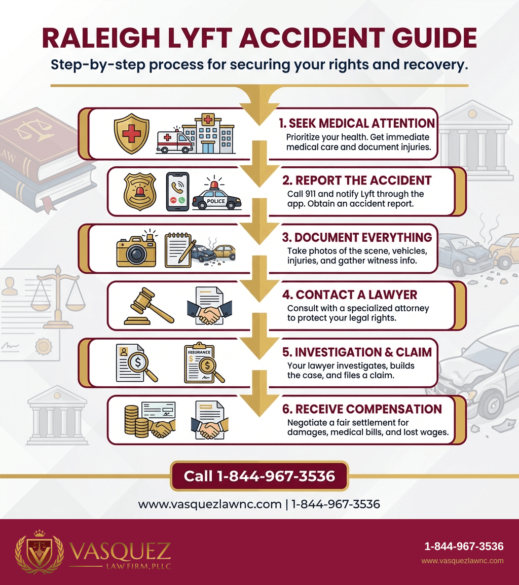 Visual Guide 1 for What Happens After a Lyft Accident in Raleigh 2026?