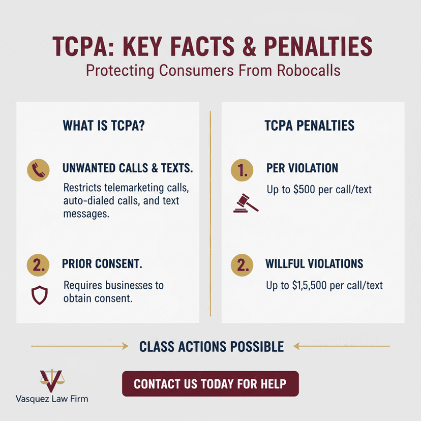 Process Timeline for What You Need to Know About TCPA Violations and Your Rights in 2026