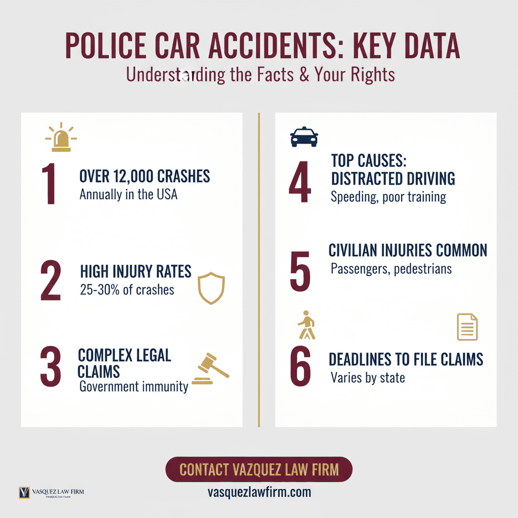 Línea de Tiempo del Proceso para Qué Hacer Después de un Accidente con un Coche de Policía en 2026