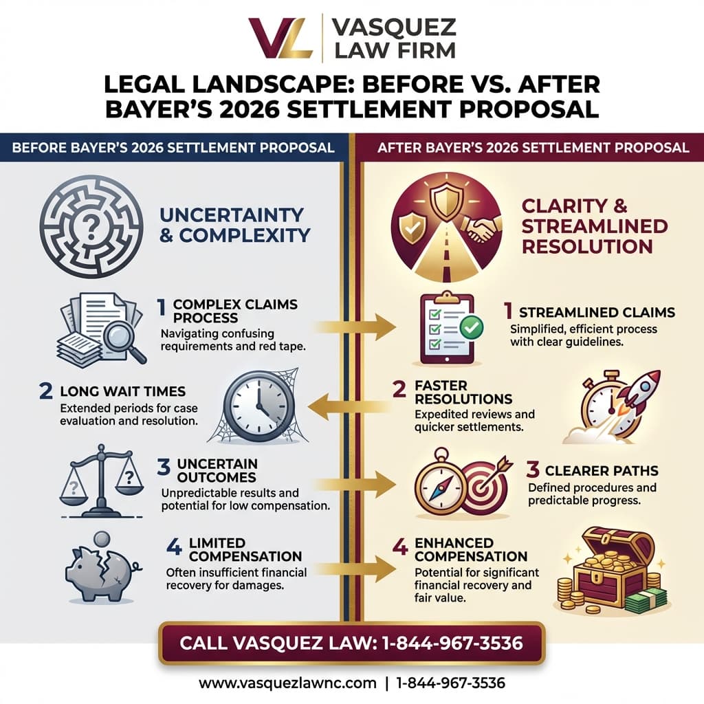 Línea de Tiempo del Proceso para Su Guía Completa para la Demanda contra Monsanto por Roundup en 2026