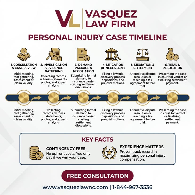 Process Timeline for What the Vince McMahon Car Accident Teaches About Personal Injury Claims