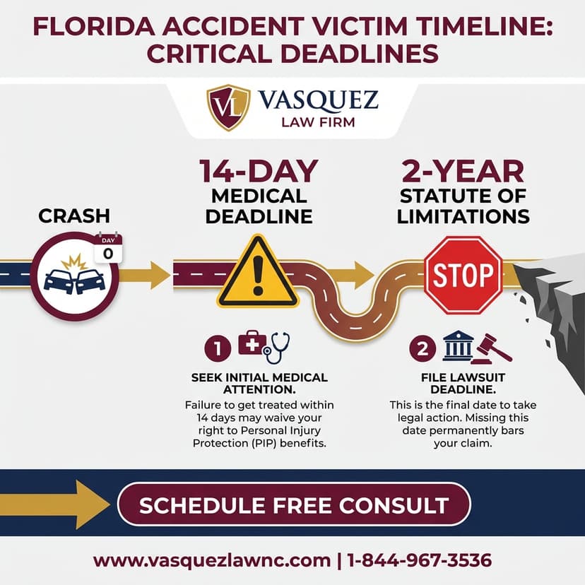 Process Timeline for What You Must Know About the Florida Accident Filing Deadline in 2026
