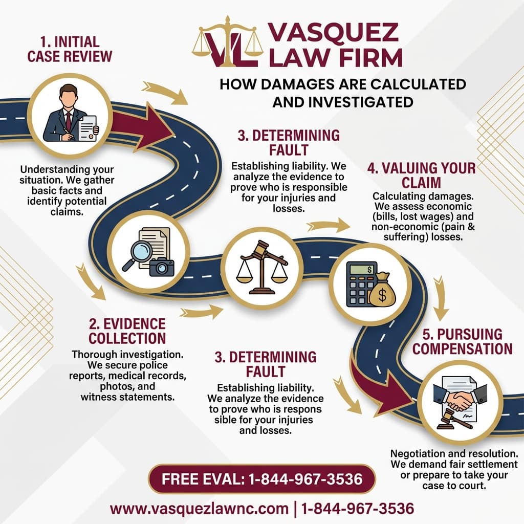 Línea de Tiempo del Proceso para ¿Cuánto Valen las Indemnizaciones por Accidentes de Semirremolques en 2026?