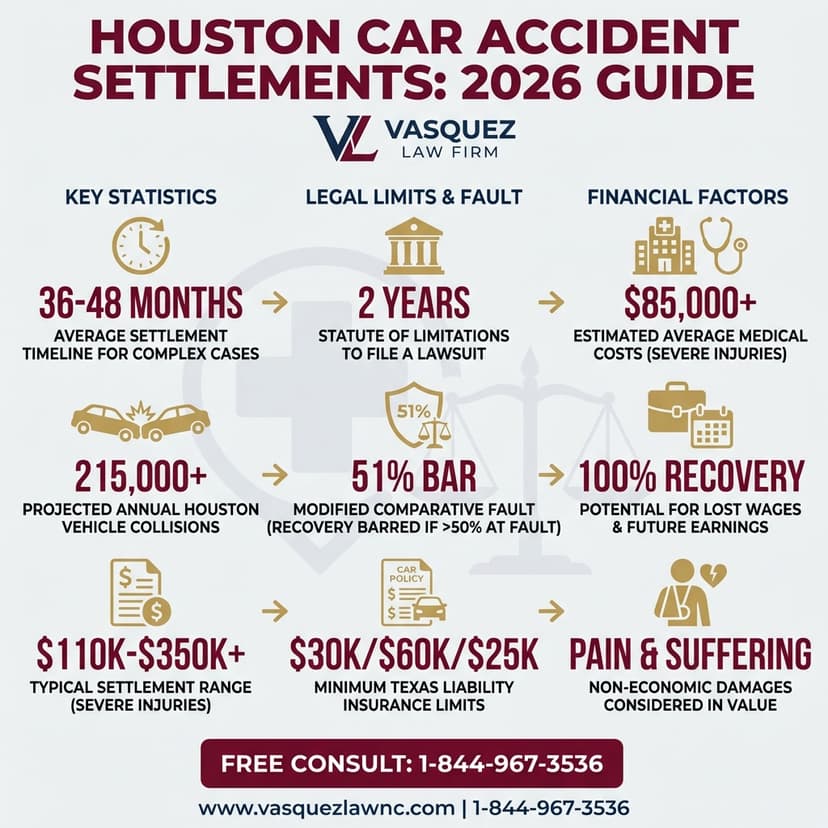 Process Timeline for Houston Car Accident Claims Explained: What You Need in 2026