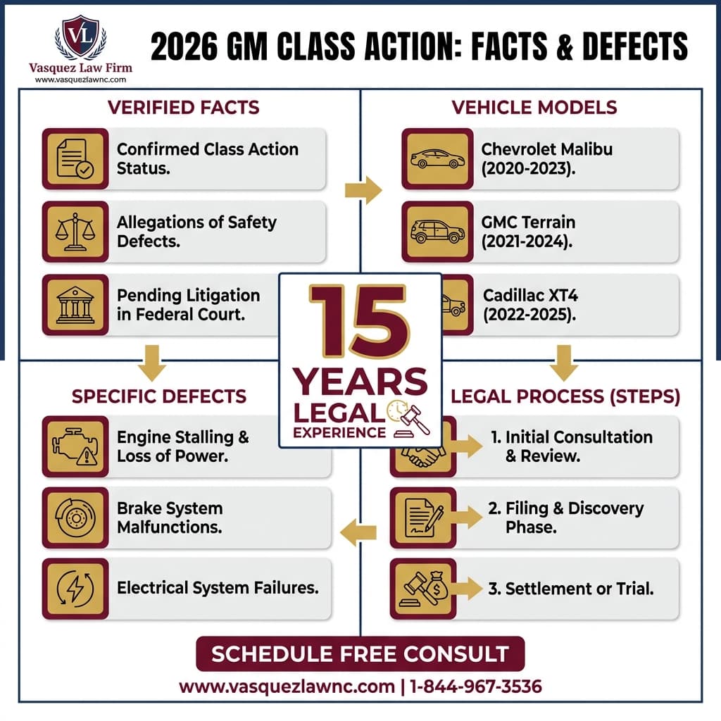 Línea de Tiempo del Proceso para Demanda Colectiva Contra GM en 2026: Qué Debe Saber