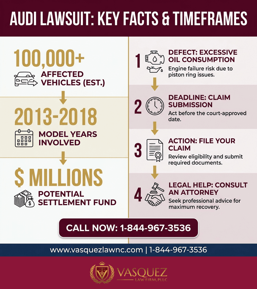 Process Timeline for Audi Lawsuit: What You Need to Know in 2026