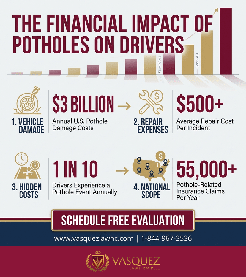 Process Timeline for What Happens When You Hit a Pothole in Smithfield in 2026