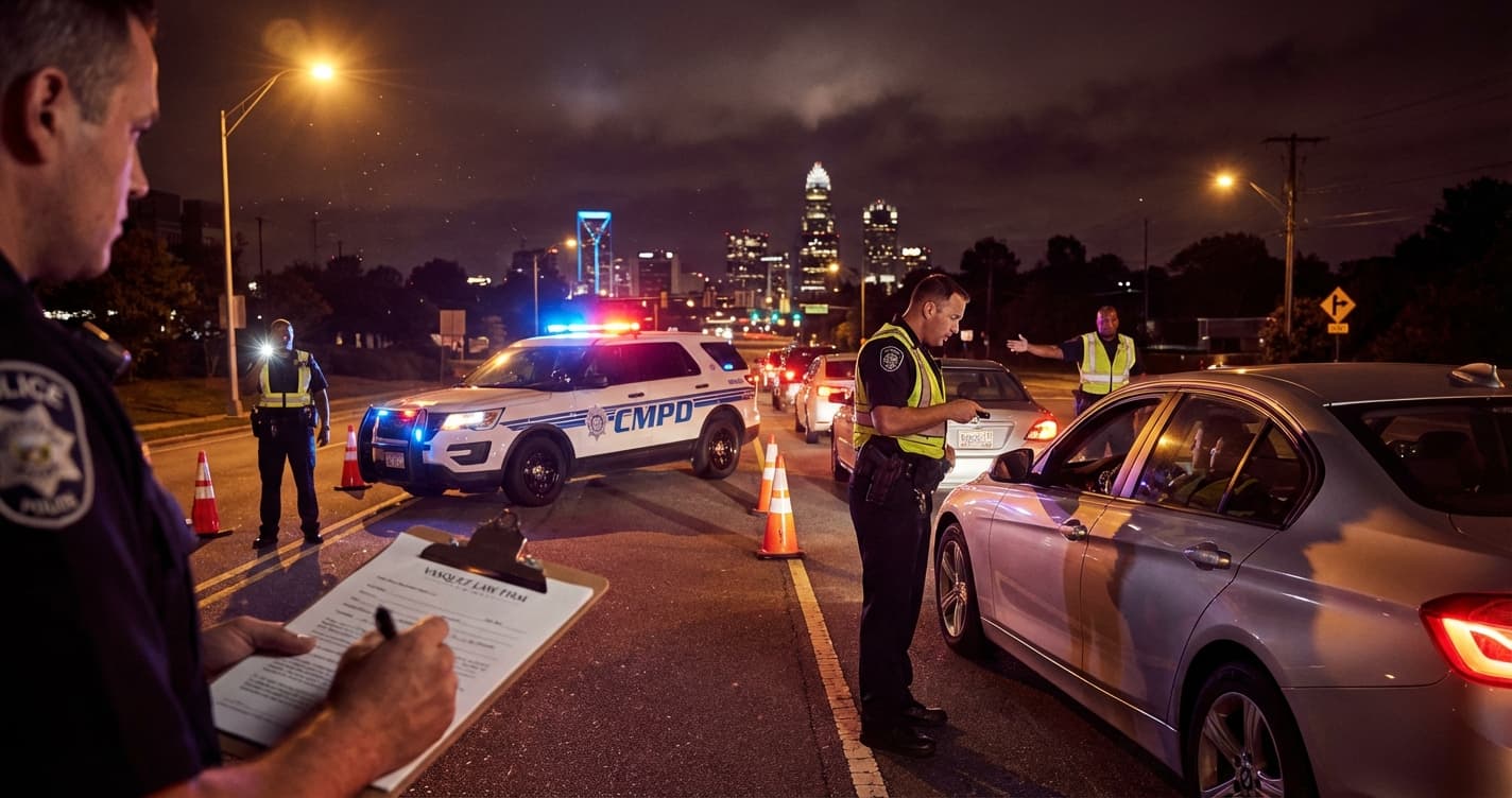 Lo que Necesita Saber Sobre el Retén de DWI de CMPD en Charlotte