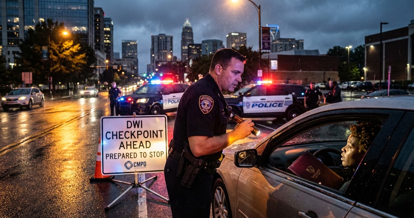 Lo que Necesita Saber Sobre los Retenes de DWI Navideños de CMPD