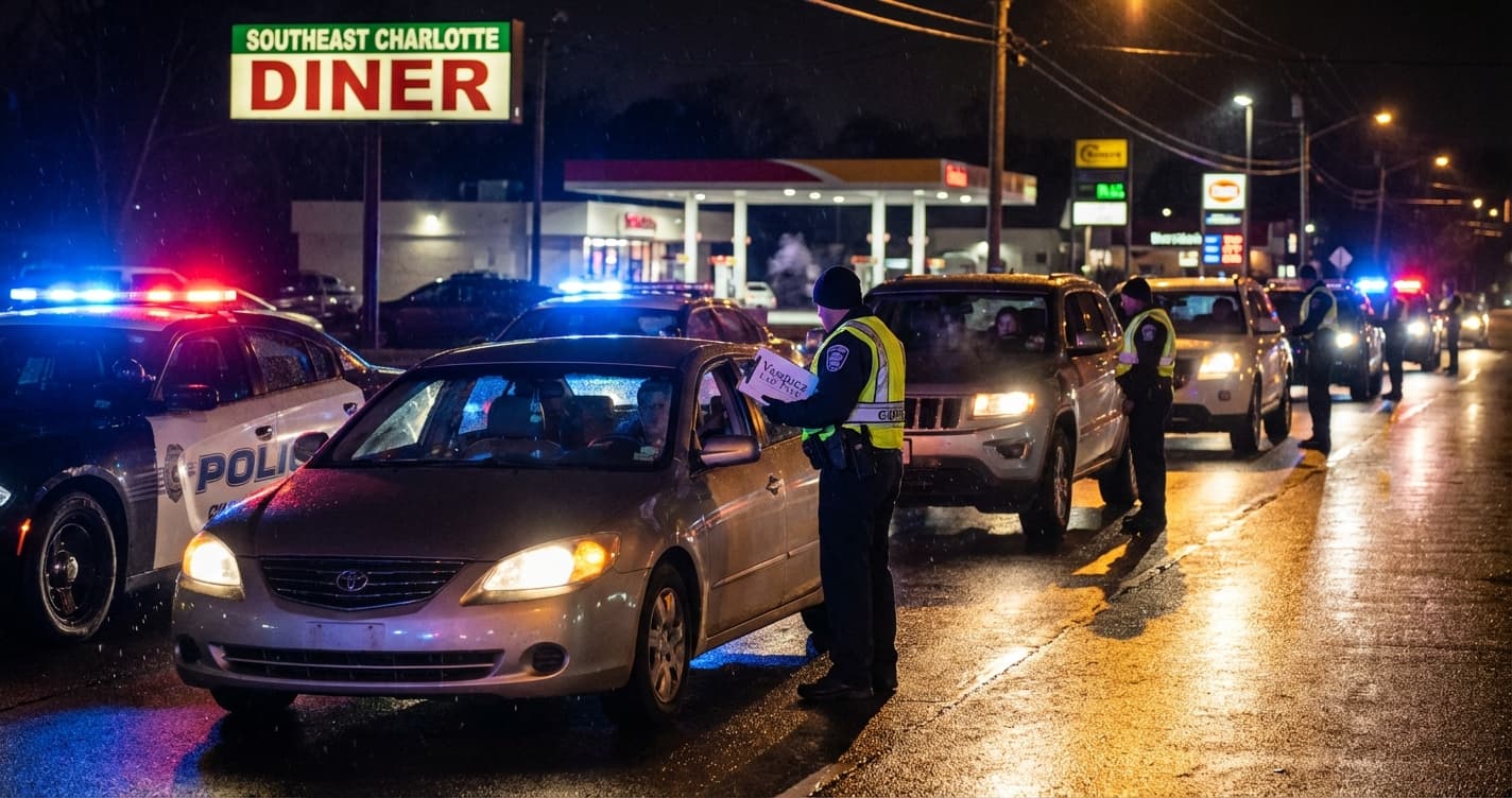 CMPD Anuncia Puntos de Control de DWI Durante el Fin de Semana: Lo Que Debe Saber