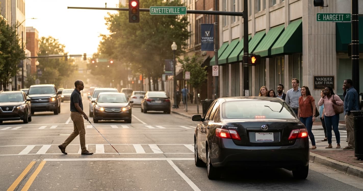 Carolina del Norte Endurece la Ley de Cruce Peatonal: Multas de Hasta $1,000 y Suspensión de Licencia