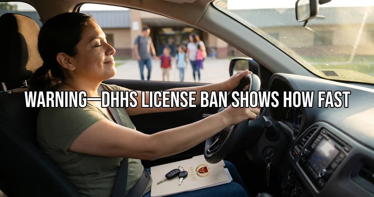 Process Timeline for How Fast a DHHS License Ban Can Affect You in NC