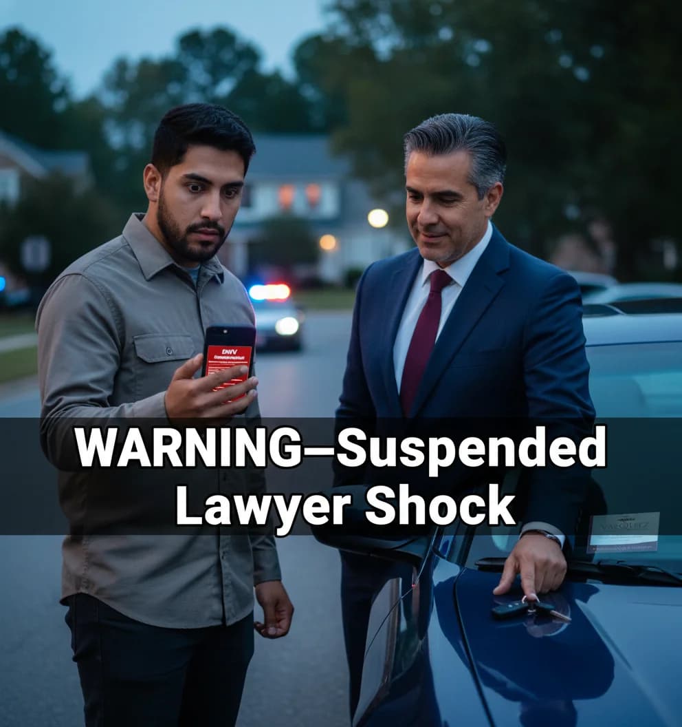 Why Suspended Lawyers Are a Red Flag for Traffic Ticket Cases in NC