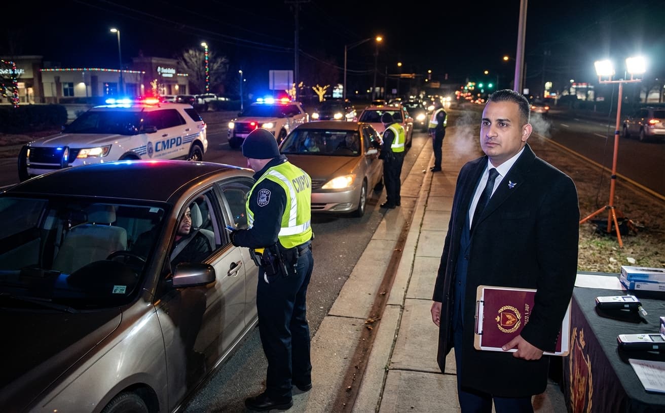 Lo que Necesita Saber Sobre los Retenes de DUI Navideños de CMPD