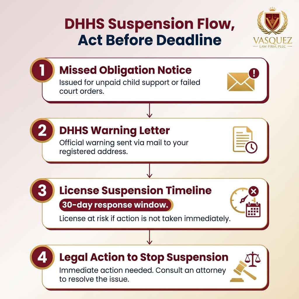 Key Statistics and Data for What the DHHS Suspension Warning Means for Traffic Cases in NC