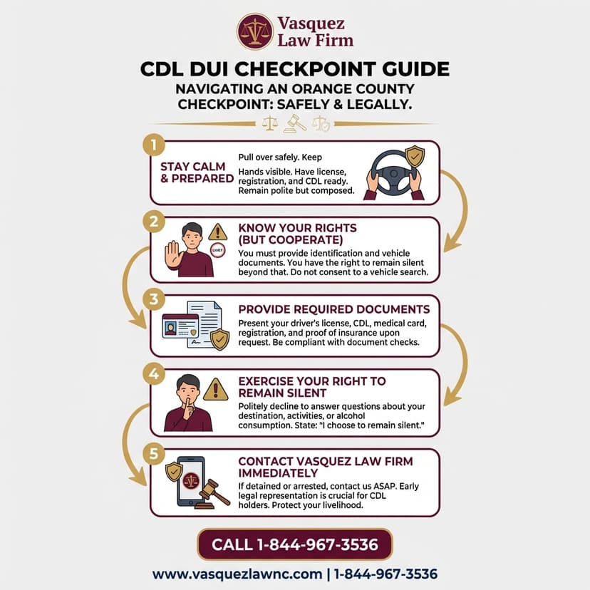 Key Statistics and Data for Your Rights at a CDL DUI Checkpoint in Orange County in 2026