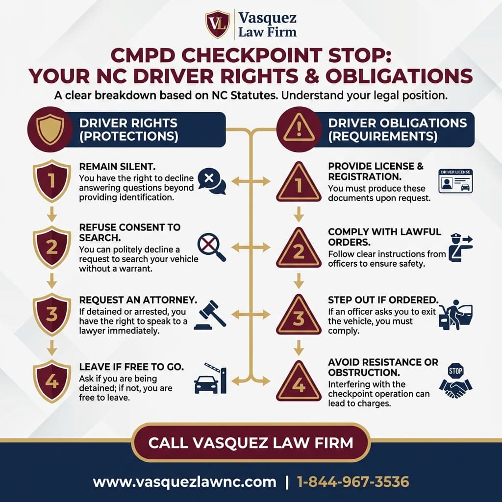 Estadísticas Clave y Datos para Lo que Necesita Saber Sobre los Retenes de DUI Navideños de CMPD