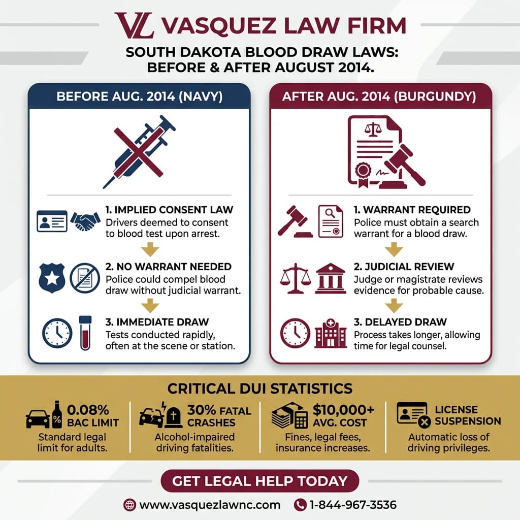 Línea de Tiempo del Proceso para ¿Hay Retenes de DUI en Dakota del Sur? Conozca Sus Derechos en 2026