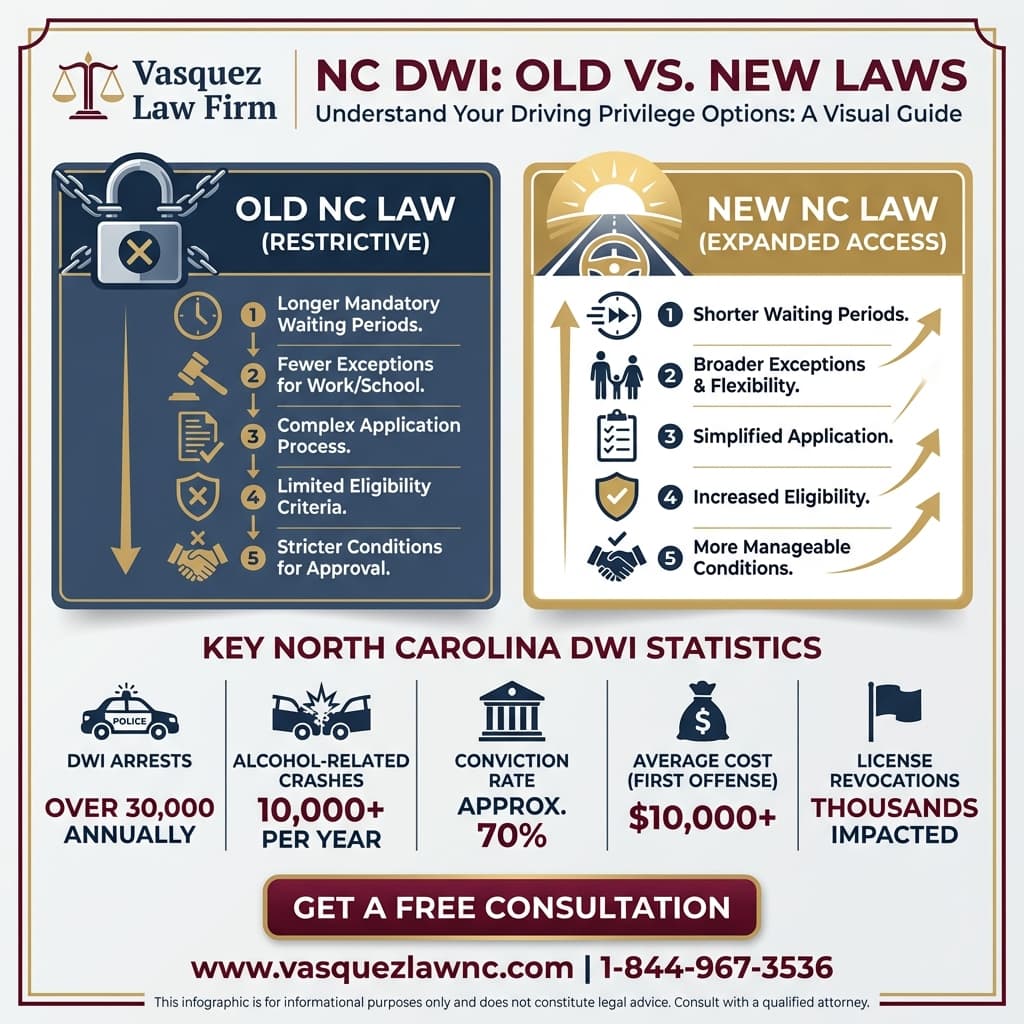 Línea de Tiempo del Proceso para ¿Qué sucede tras un arresto por DUI en Smithfield, NC en 2026?
