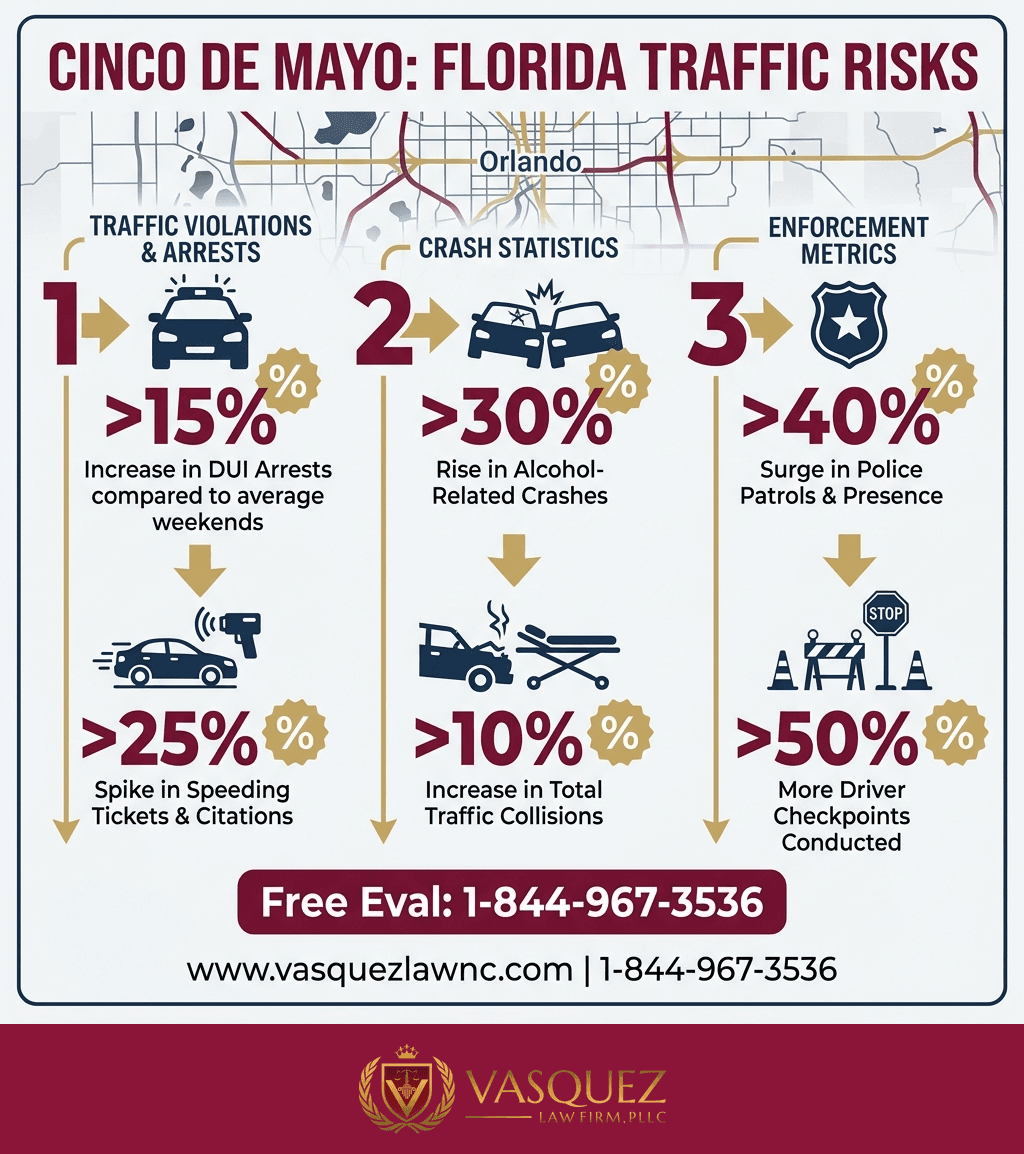 Línea de Tiempo del Proceso para Cinco de Mayo y su Impacto en las Multas de Tráfico en Orlando en 2026