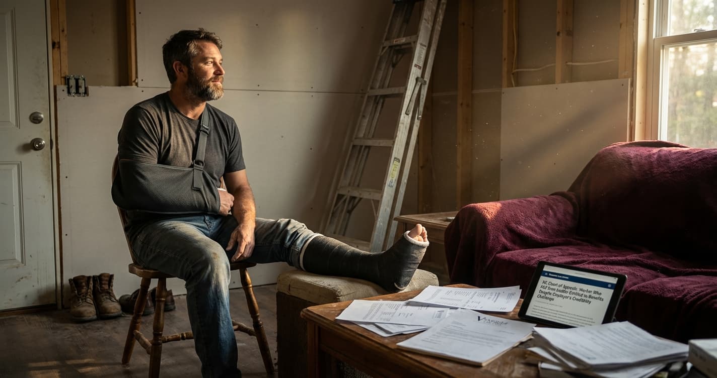 NC Court of Appeals Upholds Workers Comp for Ladder Injury