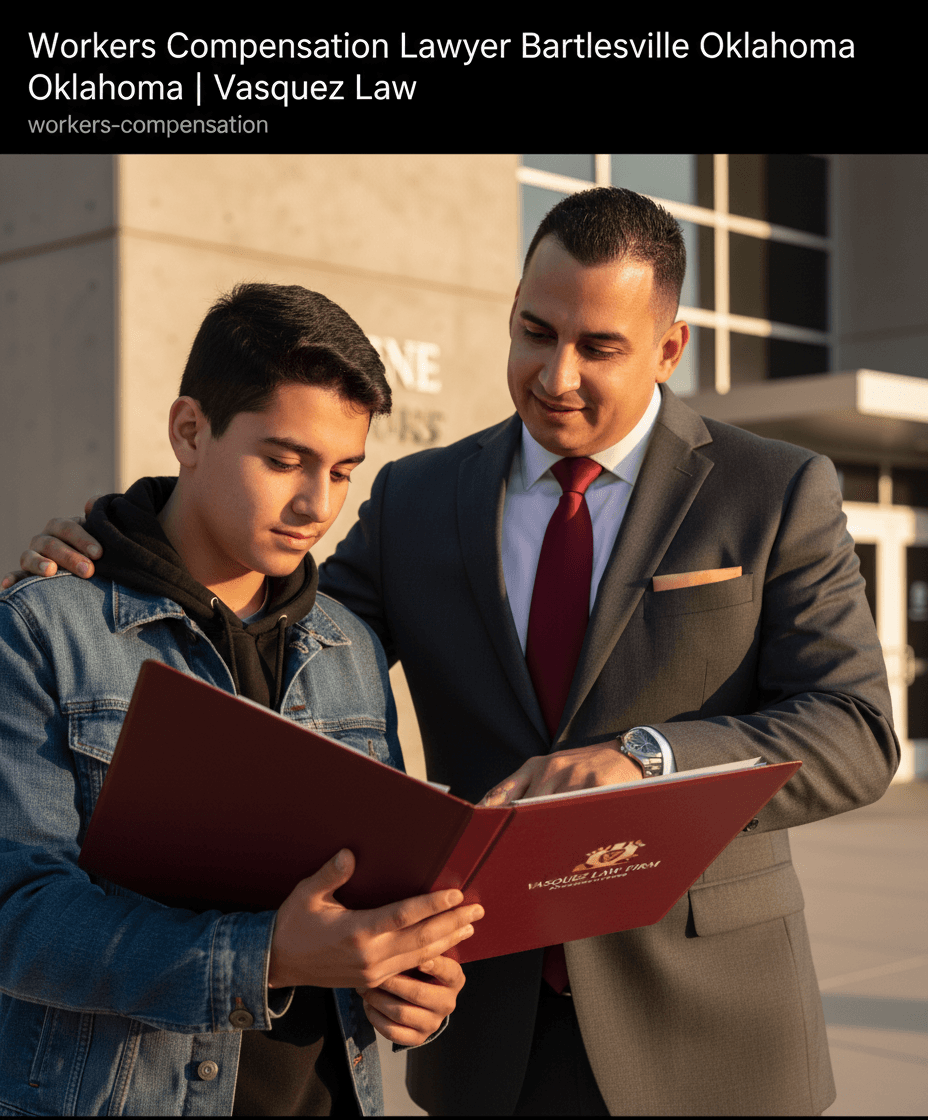 Abogado de Compensación Laboral Bartlesville OK | Vasquez Law