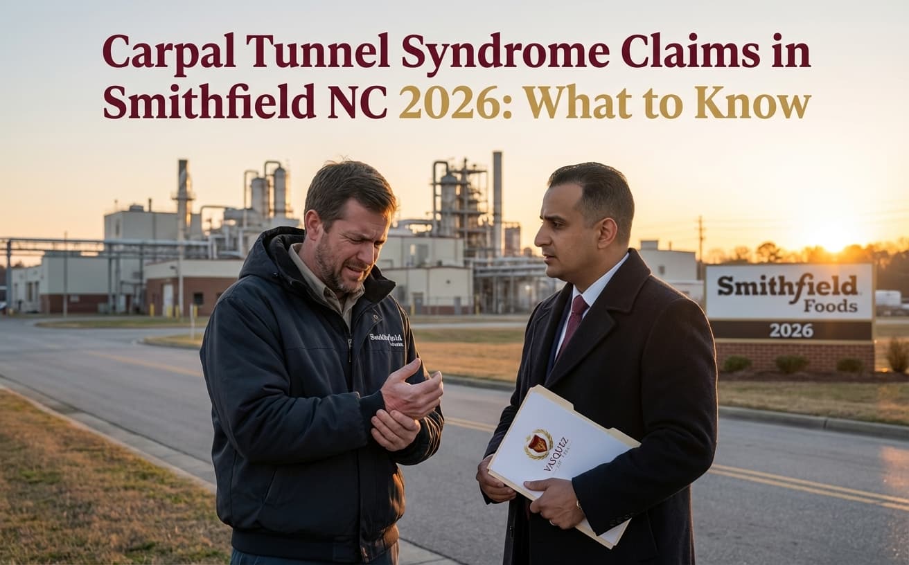 Carpal Tunnel Syndrome Claims in Smithfield NC 2026: What to Know