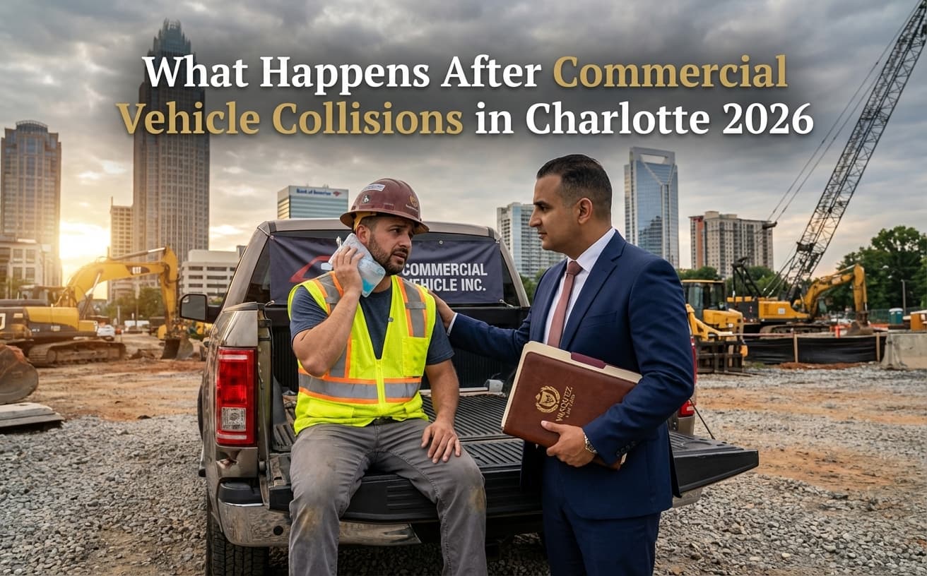 Qué Hacer Después de un Accidente con Vehículos Comerciales en Charlotte 2026