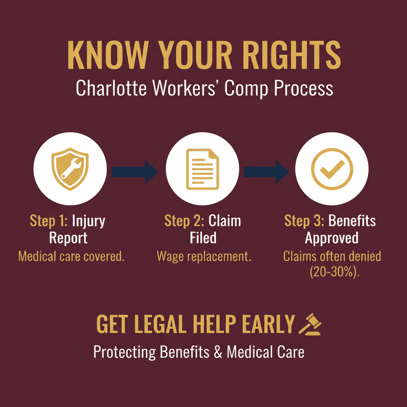 Key Statistics and Data for Why Legal Guidance for Workplace Injury in Charlotte, NC Matters More Than You Think - Rosensteel Fleishman Car Accident & Injury Lawyers