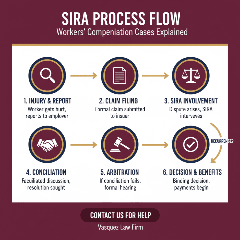 Key Statistics and Data for SIRA in Workers Compensation Cases in Raleigh NC and FL