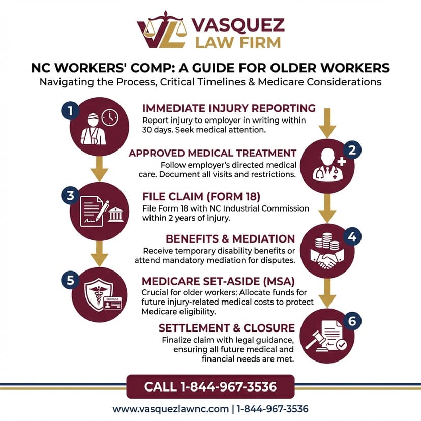 Key Statistics and Data for Your Workers Comp Rights as an Older Worker in NC in 2026