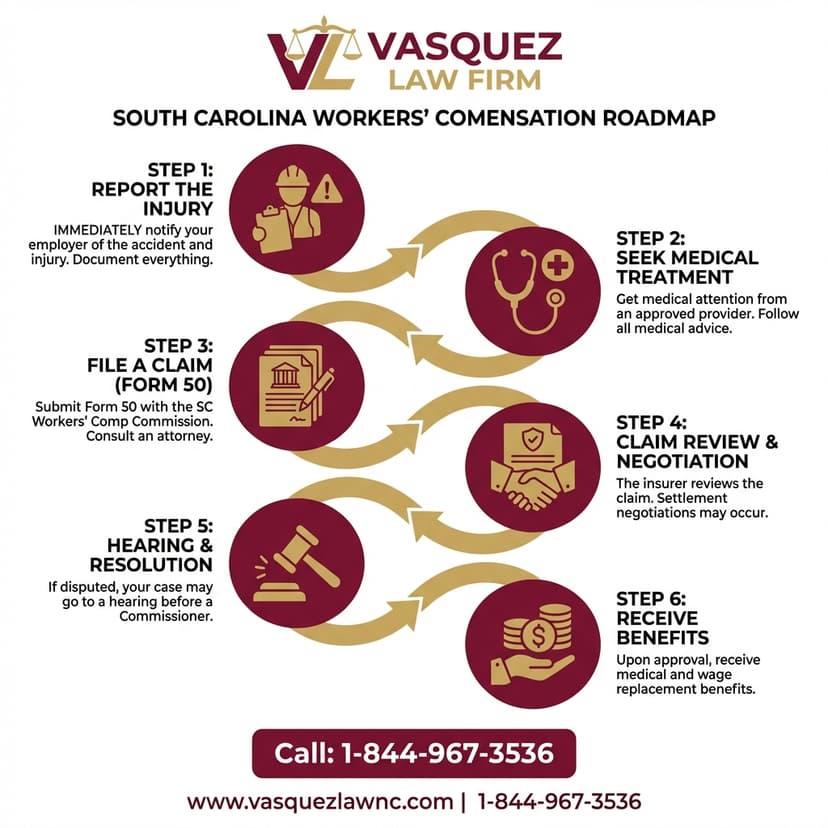 Key Statistics and Data for How Workers Compensation South Carolina Works in 2026