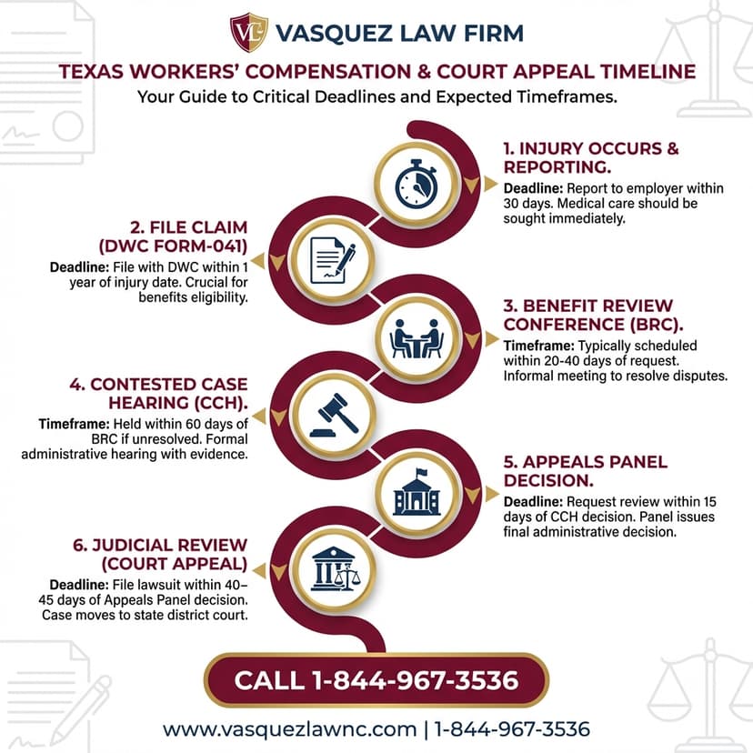 Key Statistics and Data for How Texas Court Works for Workers' Comp Claims in 2026