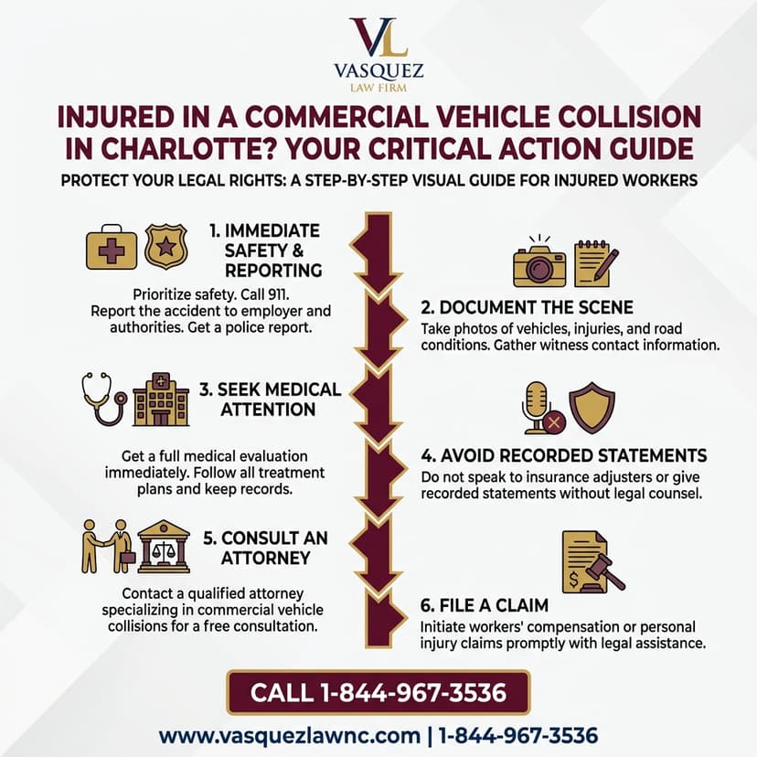 Key Statistics and Data for What Happens After Commercial Vehicle Collisions in Charlotte 2026