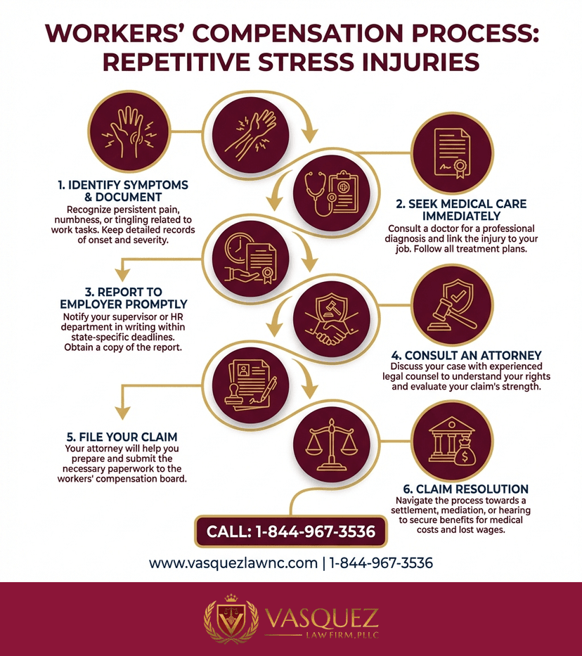 Key Statistics and Data for What Happens If You Have a Repetitive Stress Injury in Charlotte?
