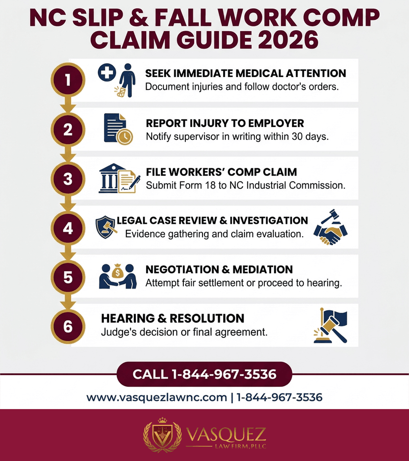 Key Statistics and Data for Slip and Fall Claims: What You Should Know in Charlotte 2026