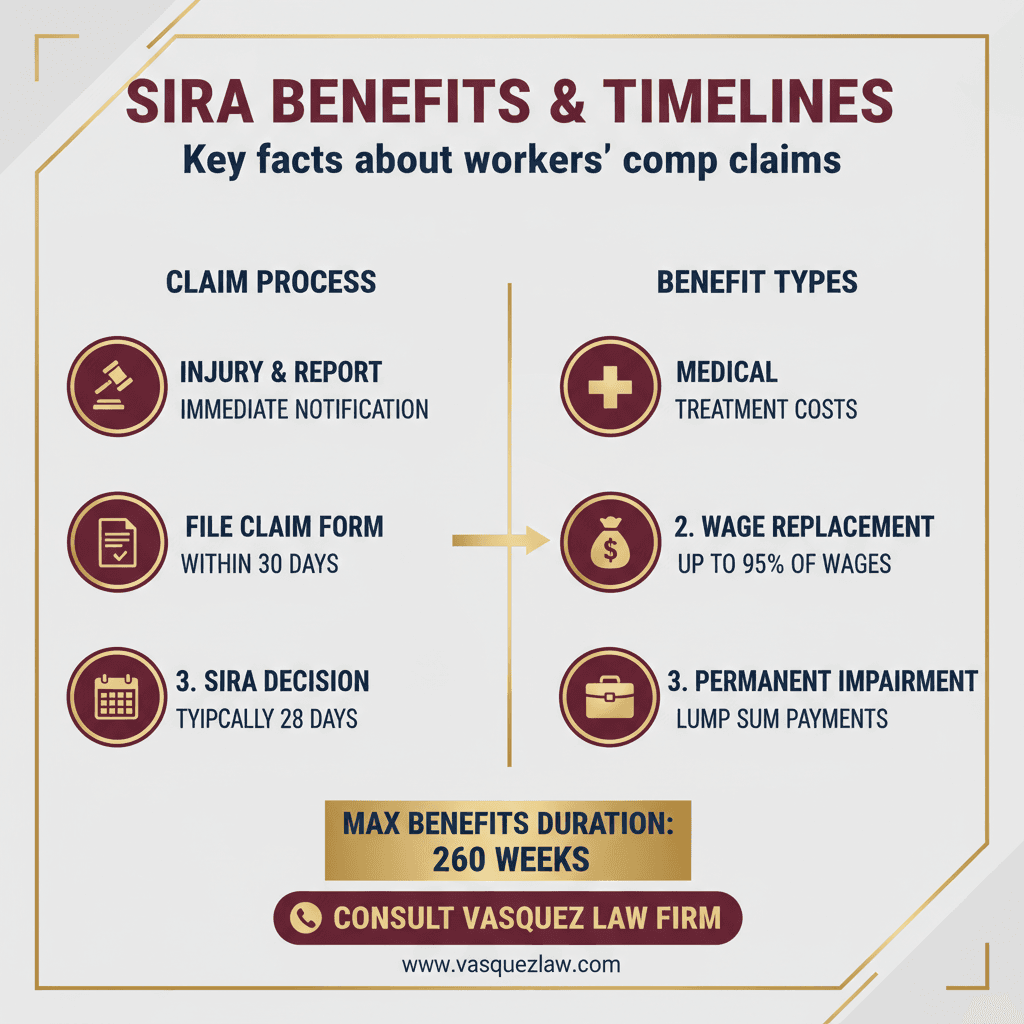 Visual Guide 2 for Understanding SIRA in Workers Compensation for Smithfield NC and FL